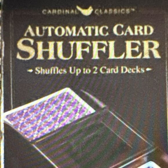 Cardinal Classics Automatic Card Shuffler Battery Operated Shuffles 2 Decks - Picture 2 of 4
